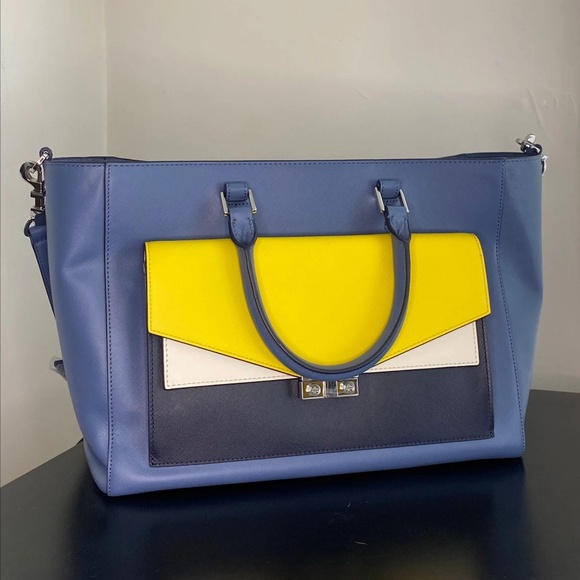 Tory Burch Handbags - Tory Burch T-lock color block tote purse